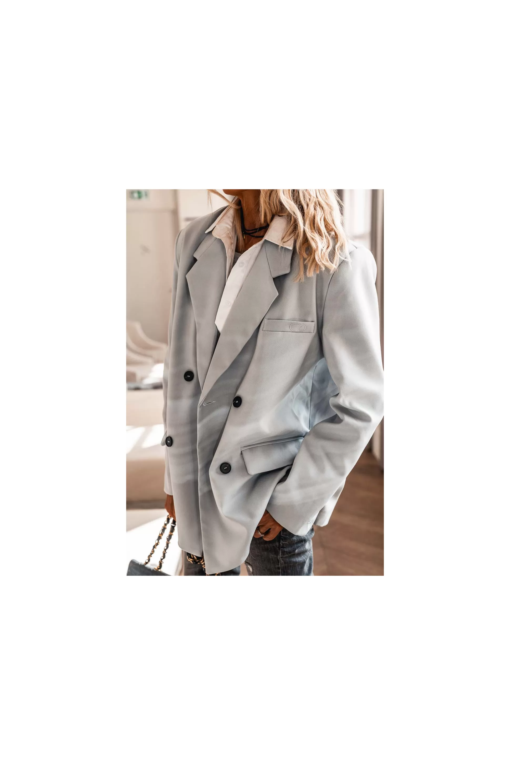 Fashion Blazer Alfie Gris Vestes / Manteaux