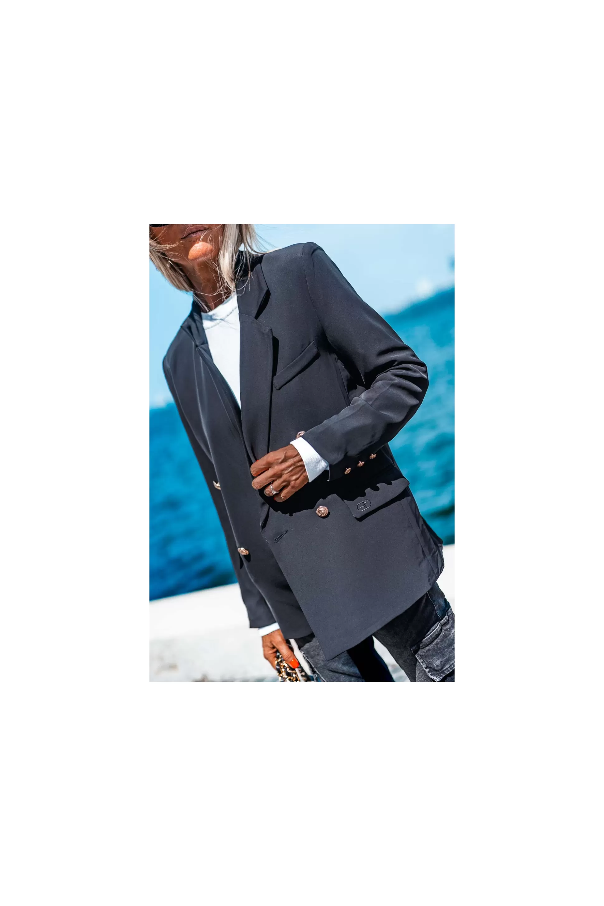 Cheap Blazer Kristy Noir Vestes / Manteaux