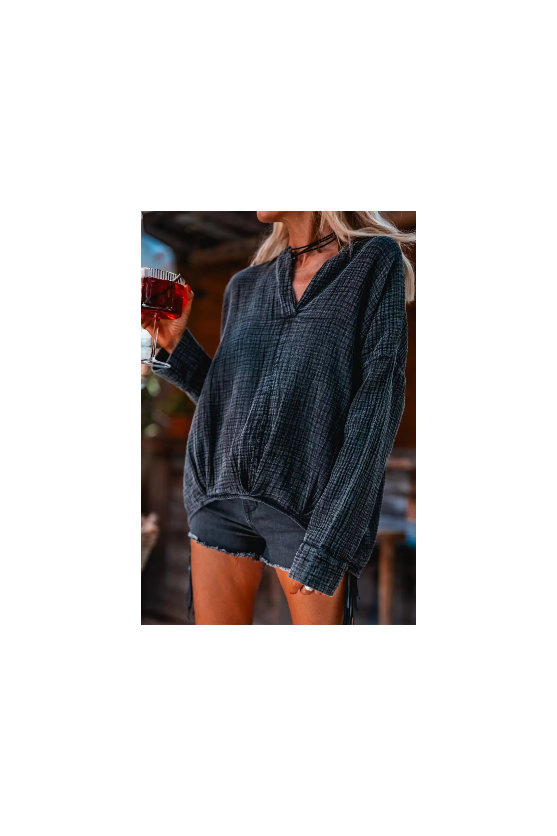 Flash Sale Blouse Ciana Noir Blouses / Chemises