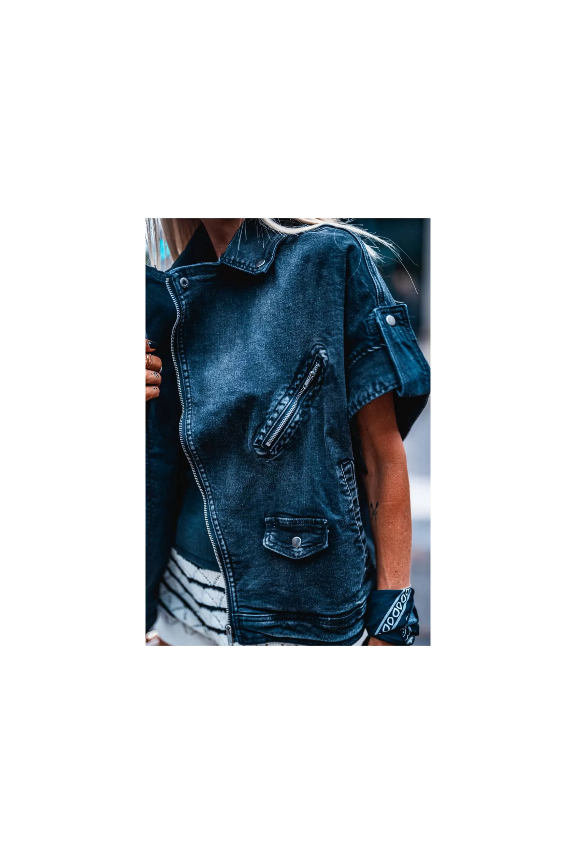 Online Blouson Duffy Anthracite Vestes / Manteaux