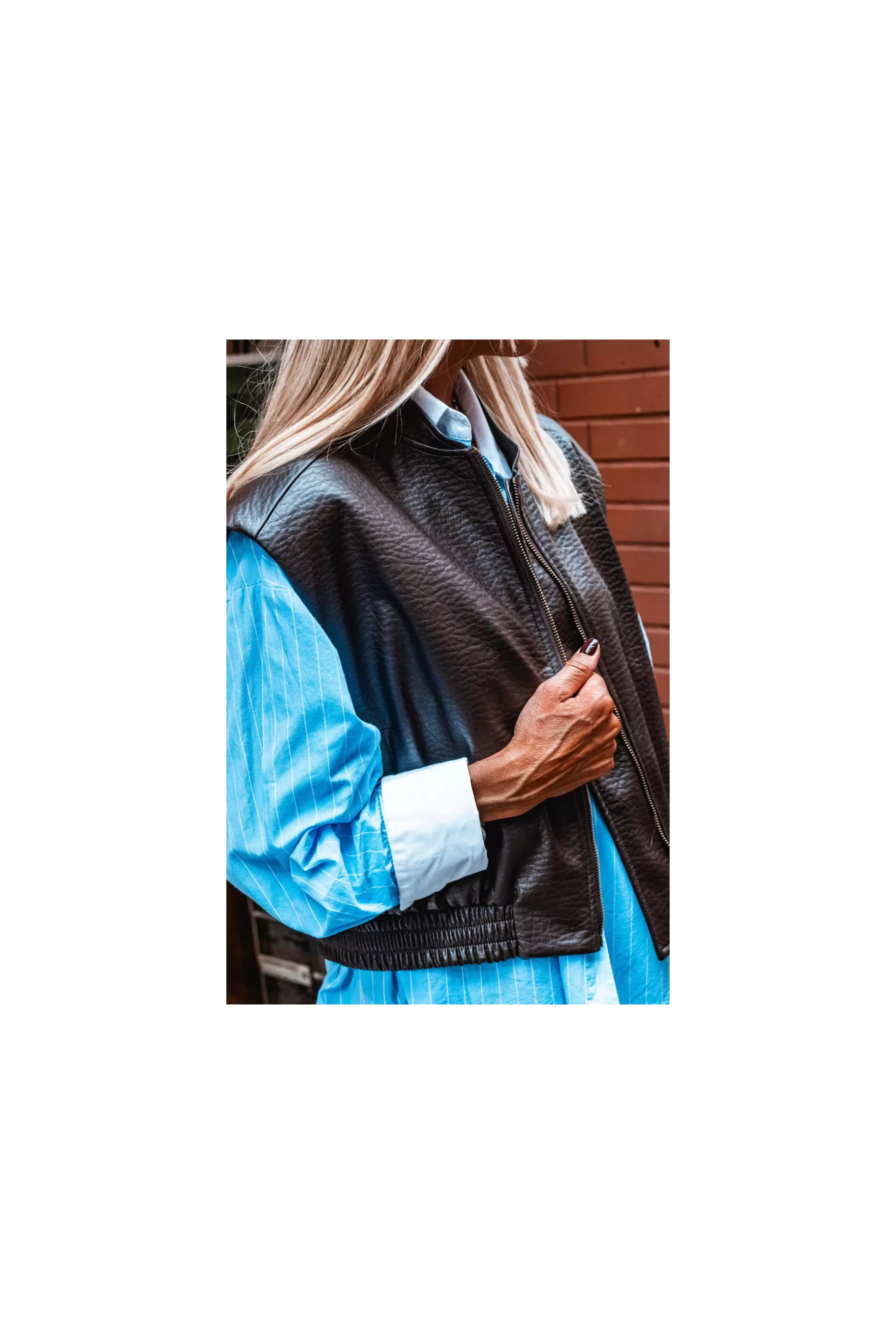 Cheap Blouson Ethel Brown Vestes / Manteaux