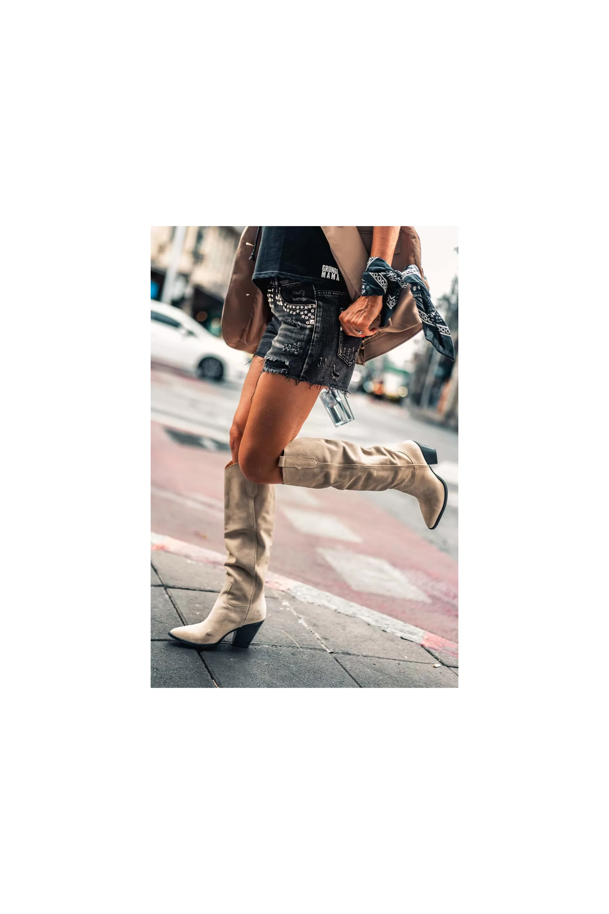 Best Sale Bottes Kansa Beige Chaussures