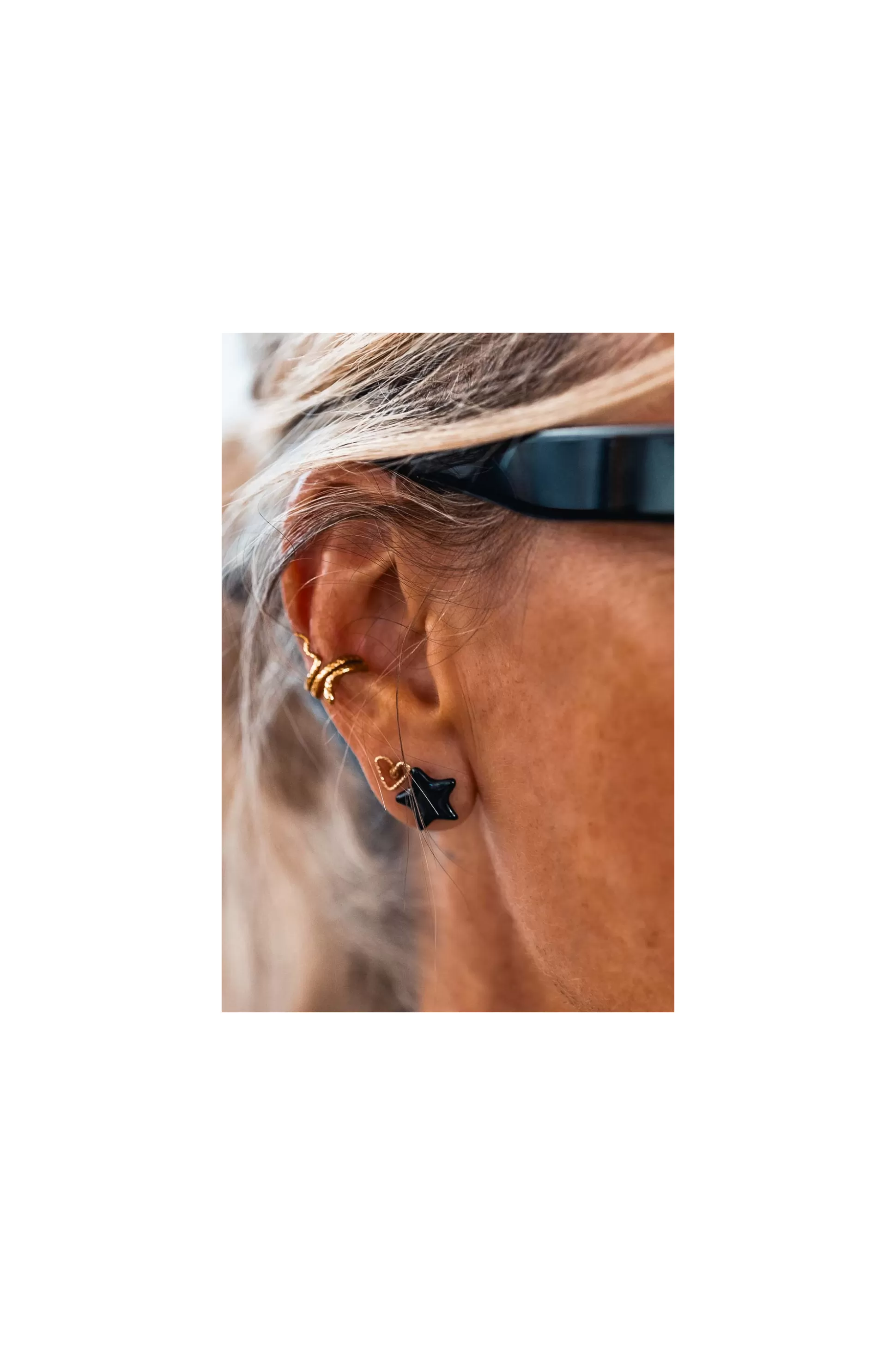 Online Boucles D'oreilles Dona Noires Accessoires