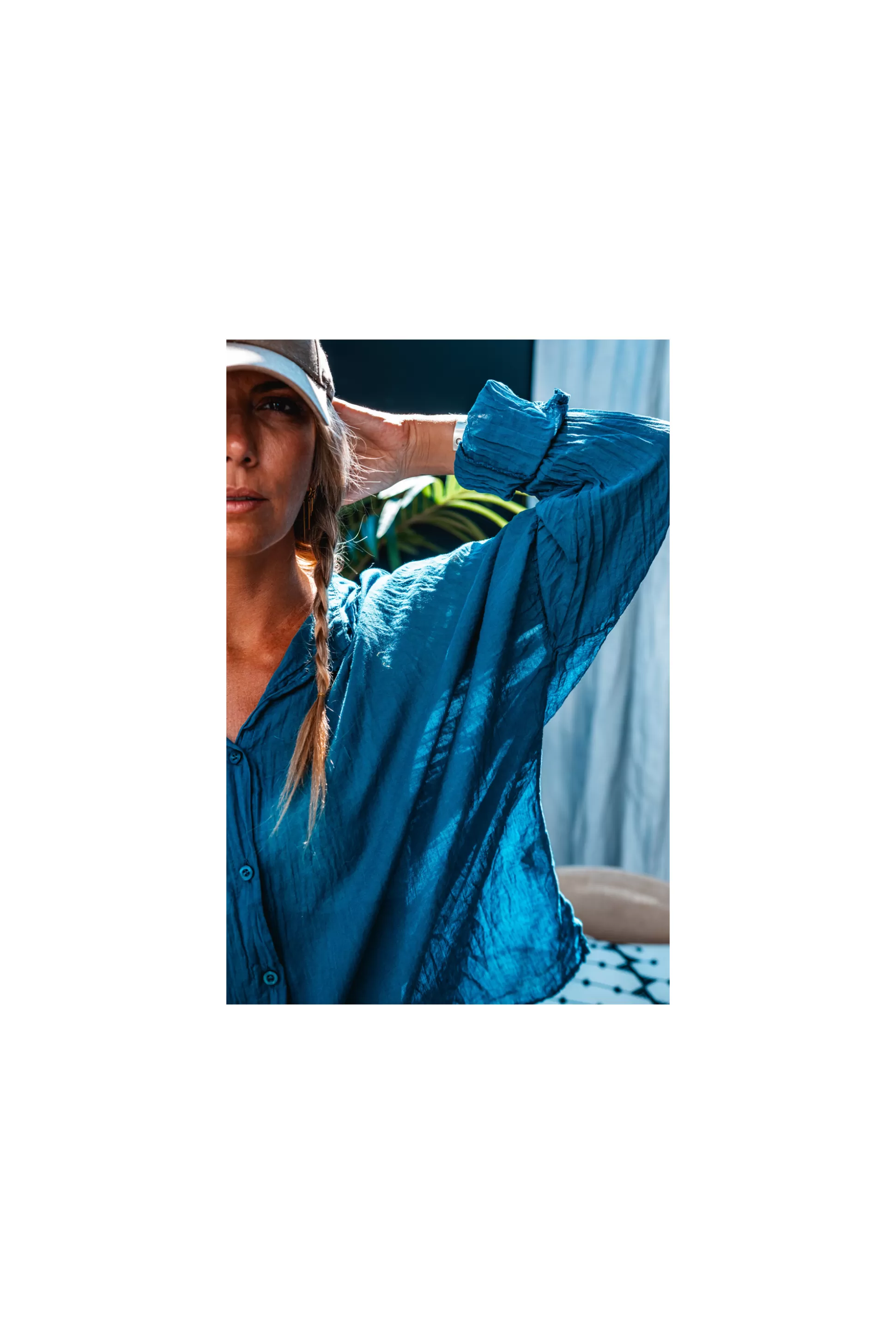 Store Chemise Banditas Agata Bleu Blouses / Chemises