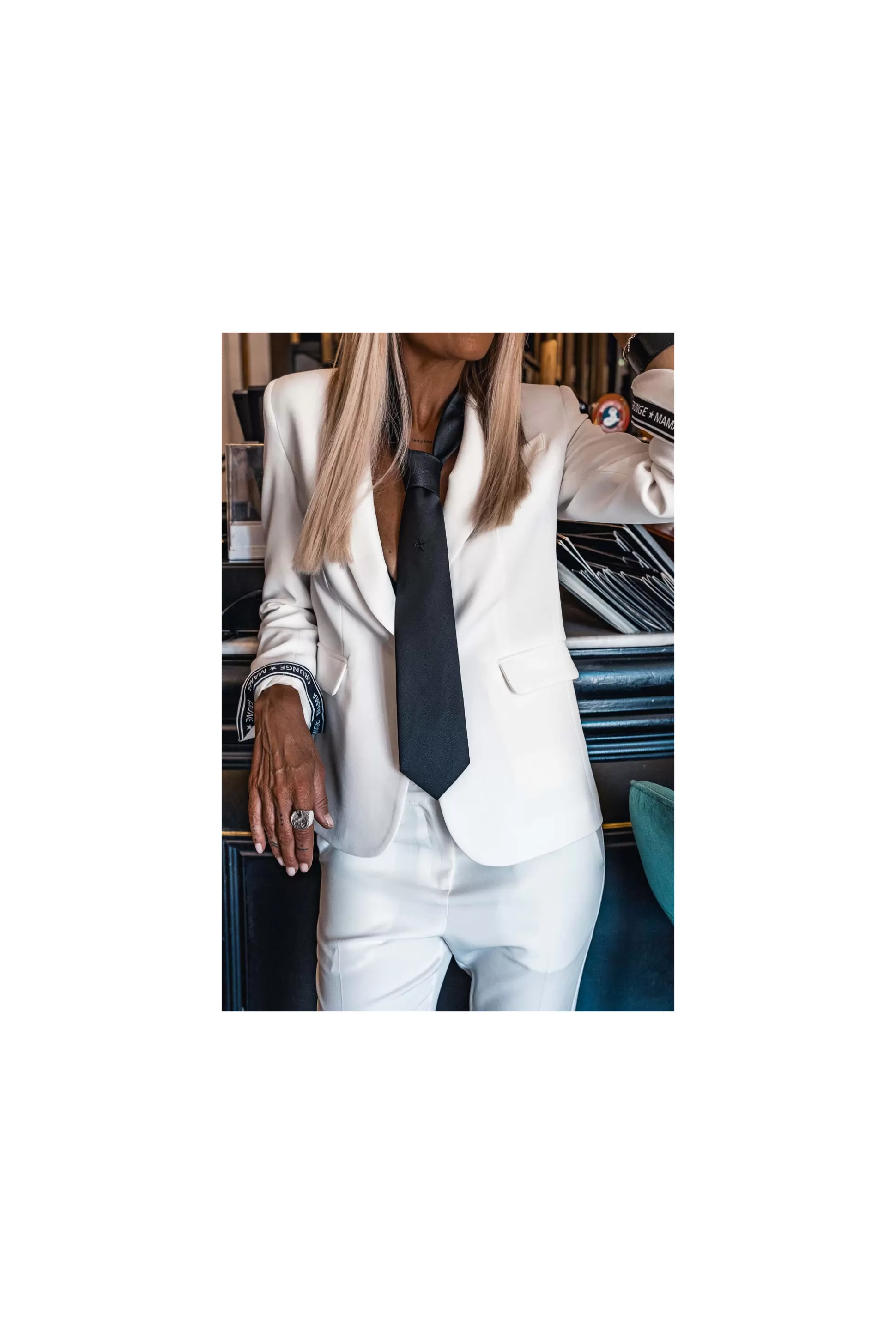 Outlet Cravate Harvey Noir Accessoires