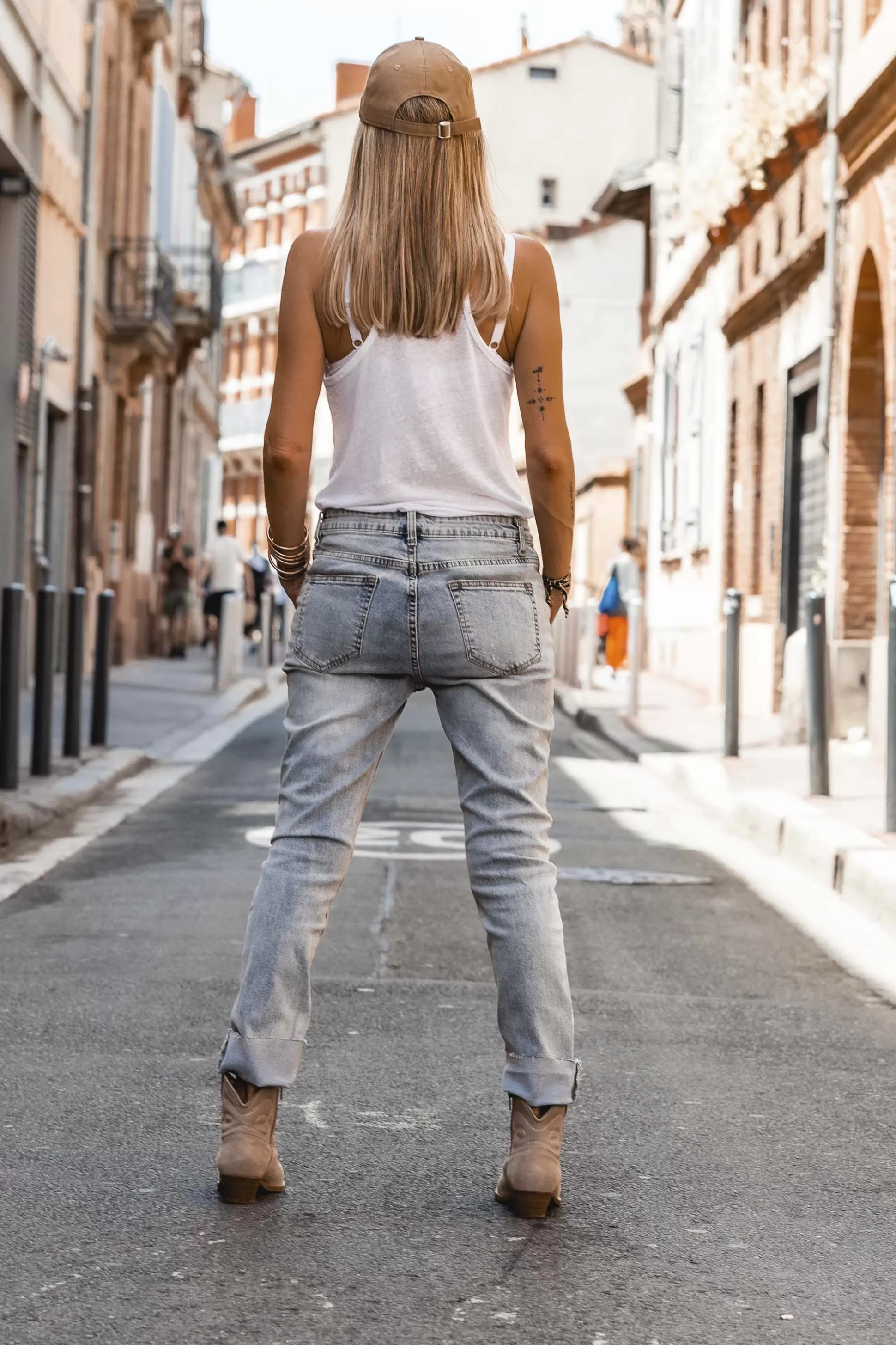 Flash Sale Debardeur Newmarcel Lin Blanc T-Shirts / Tops