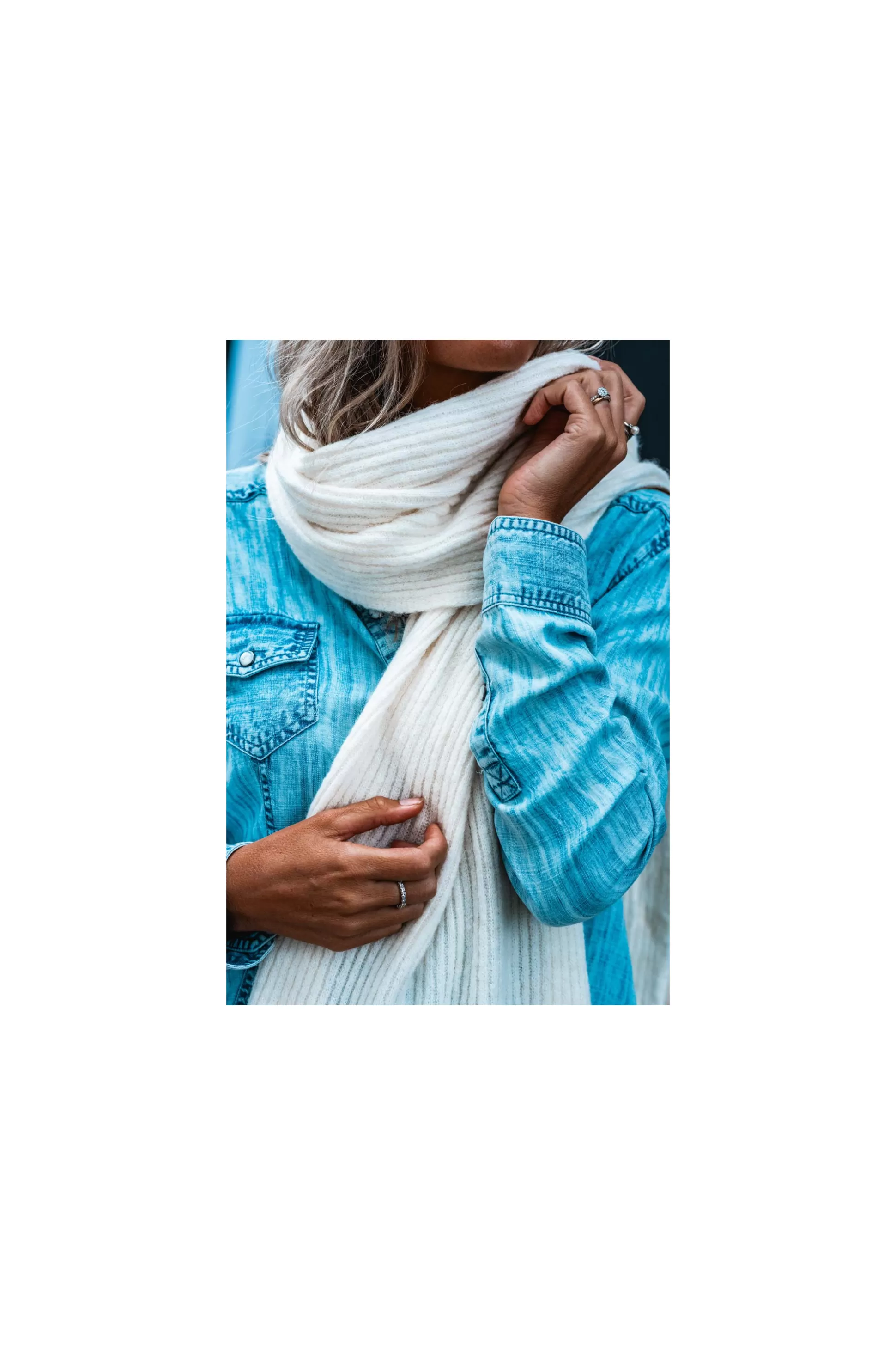 Hot Echarpe Lovely Ecru Accessoires
