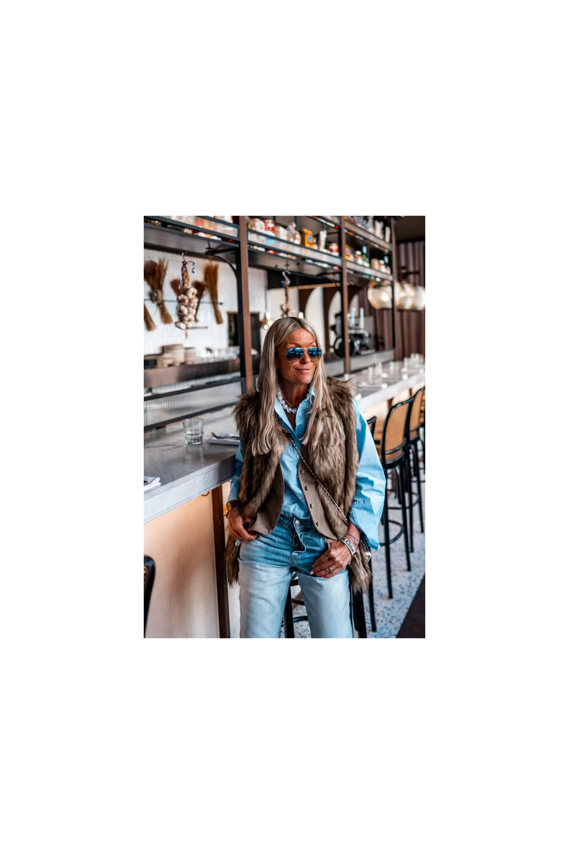 Online Fourrure Baker Vestes / Manteaux