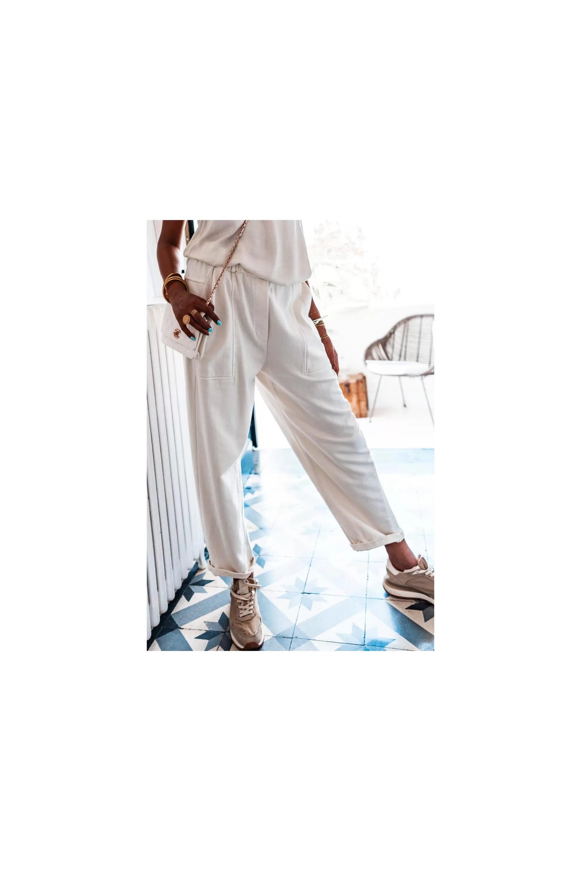 Store Jogger Banditas Osca Blanc Pantalons / Shorts
