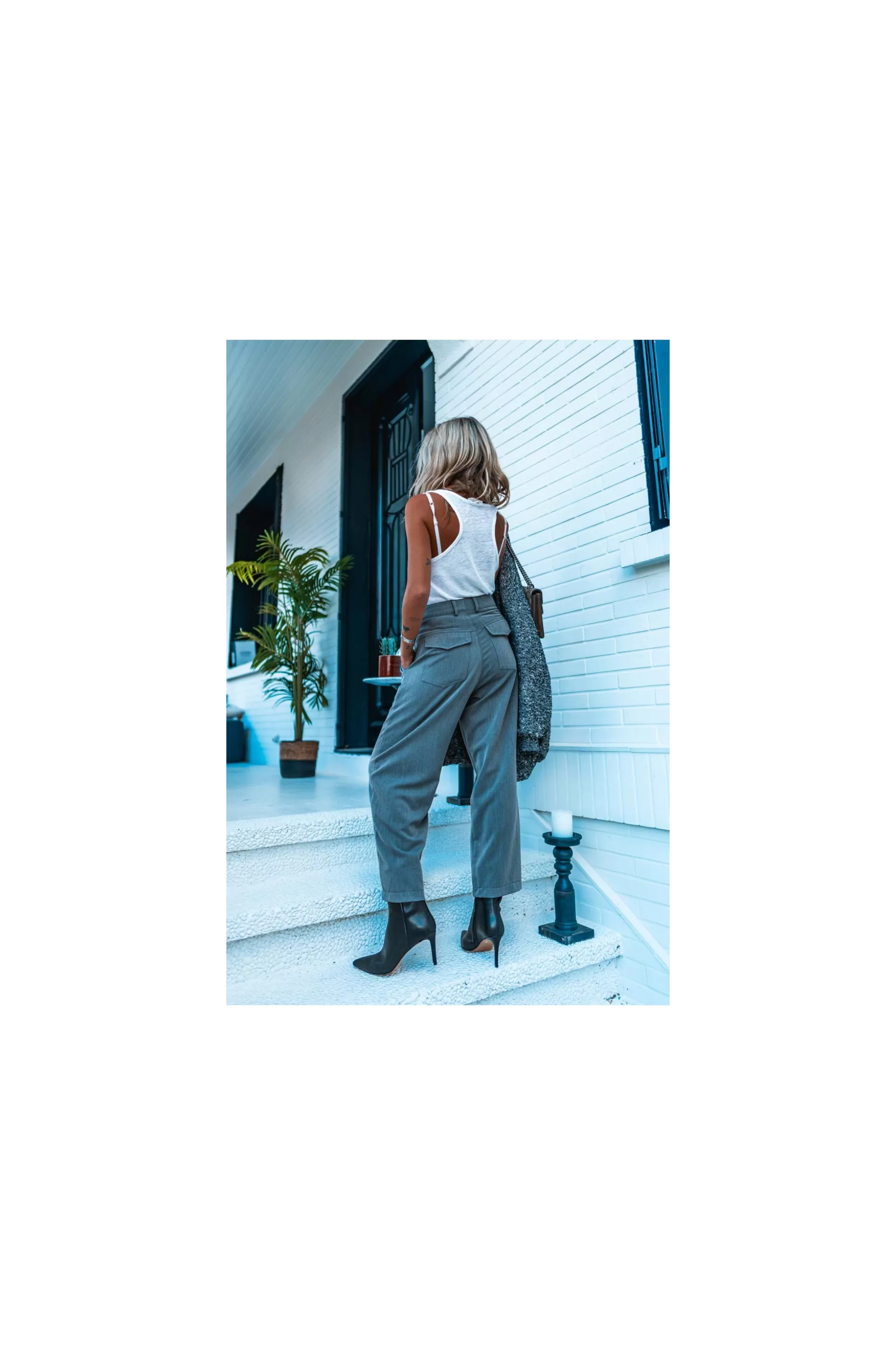 Hot Pantalon Banditas Edwin Gris Pantalons / Shorts