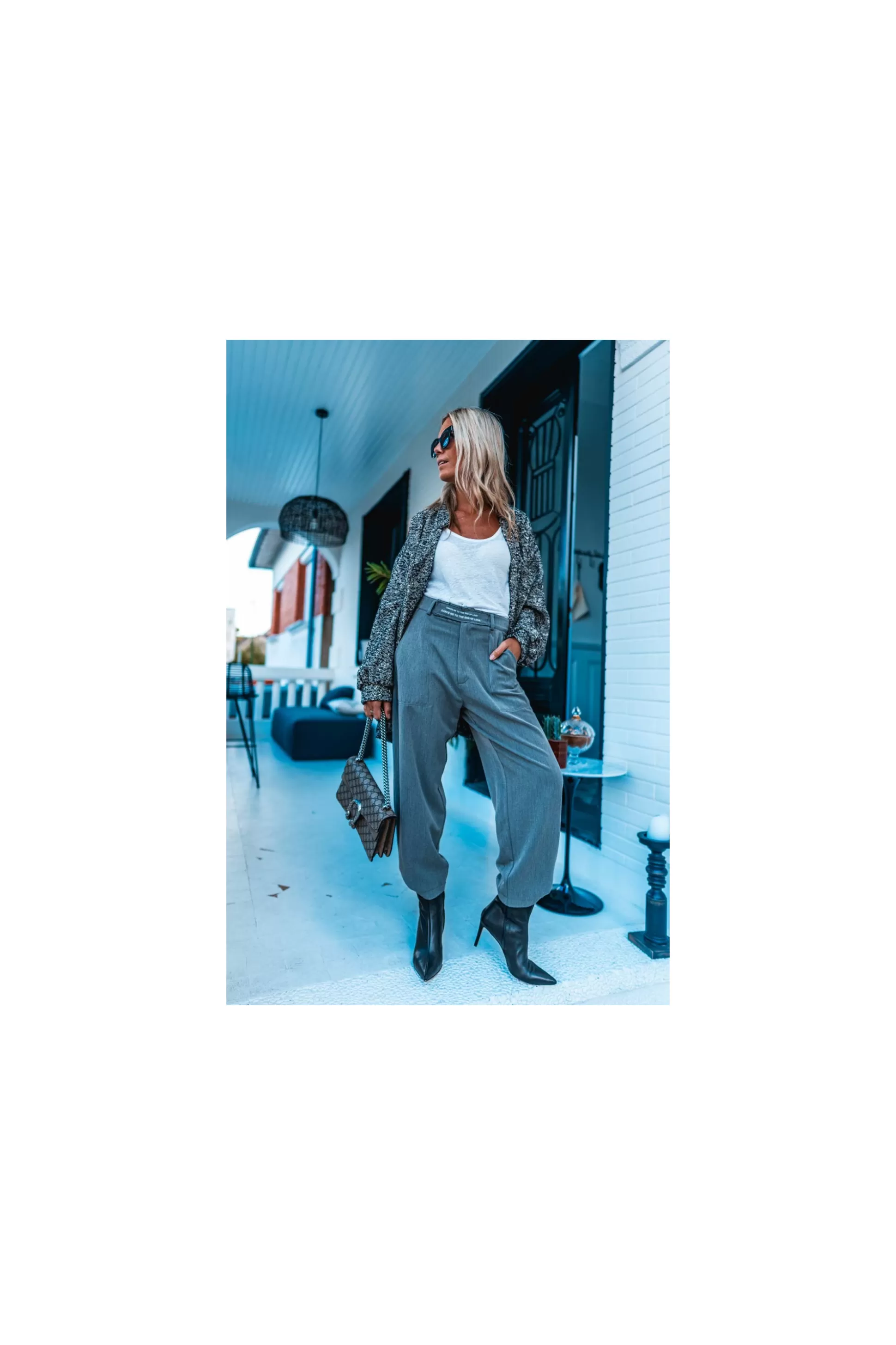 Hot Pantalon Banditas Edwin Gris Pantalons / Shorts