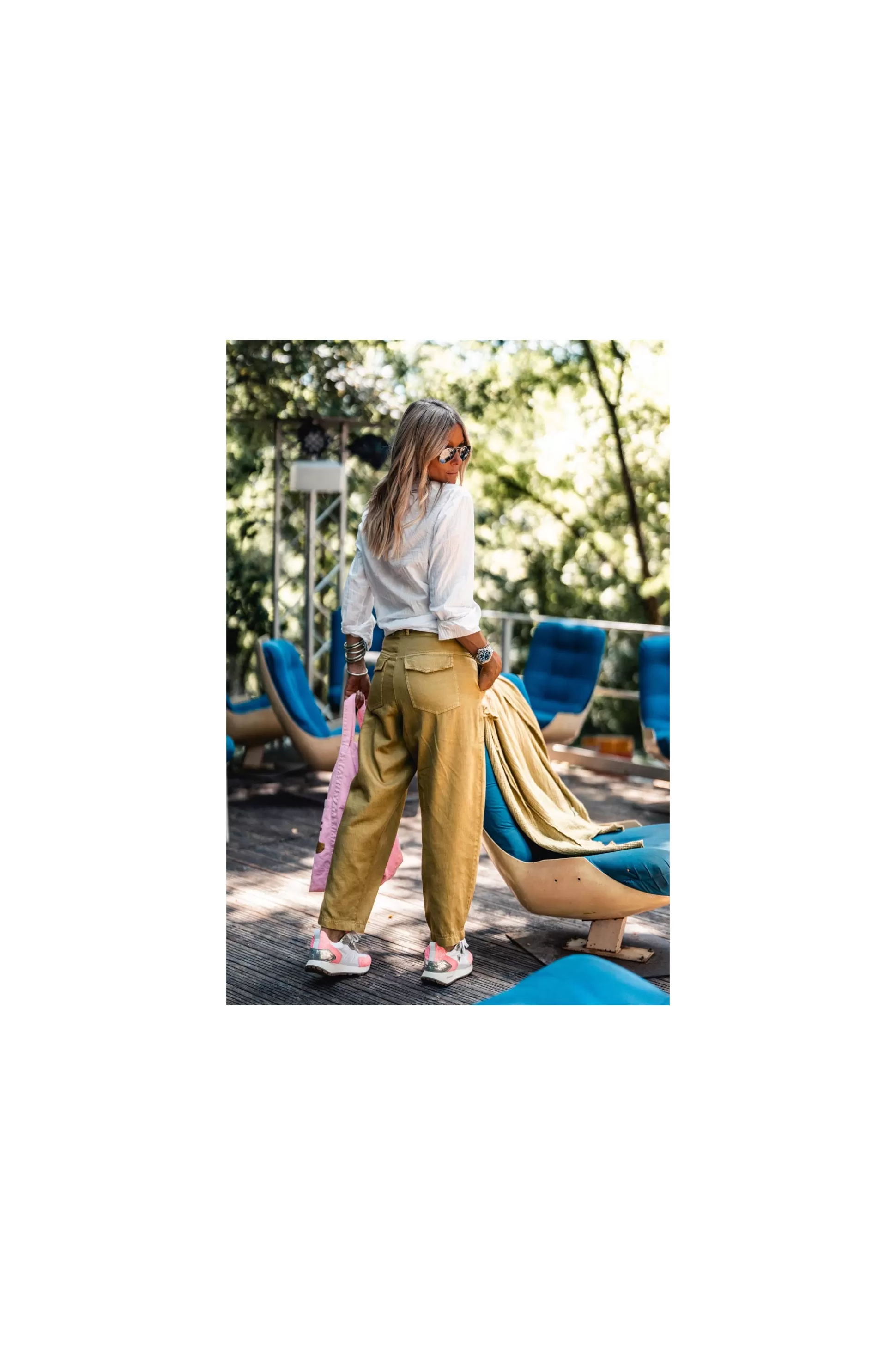 Store Pantalon Banditas Nila Moutarde Pantalons / Shorts