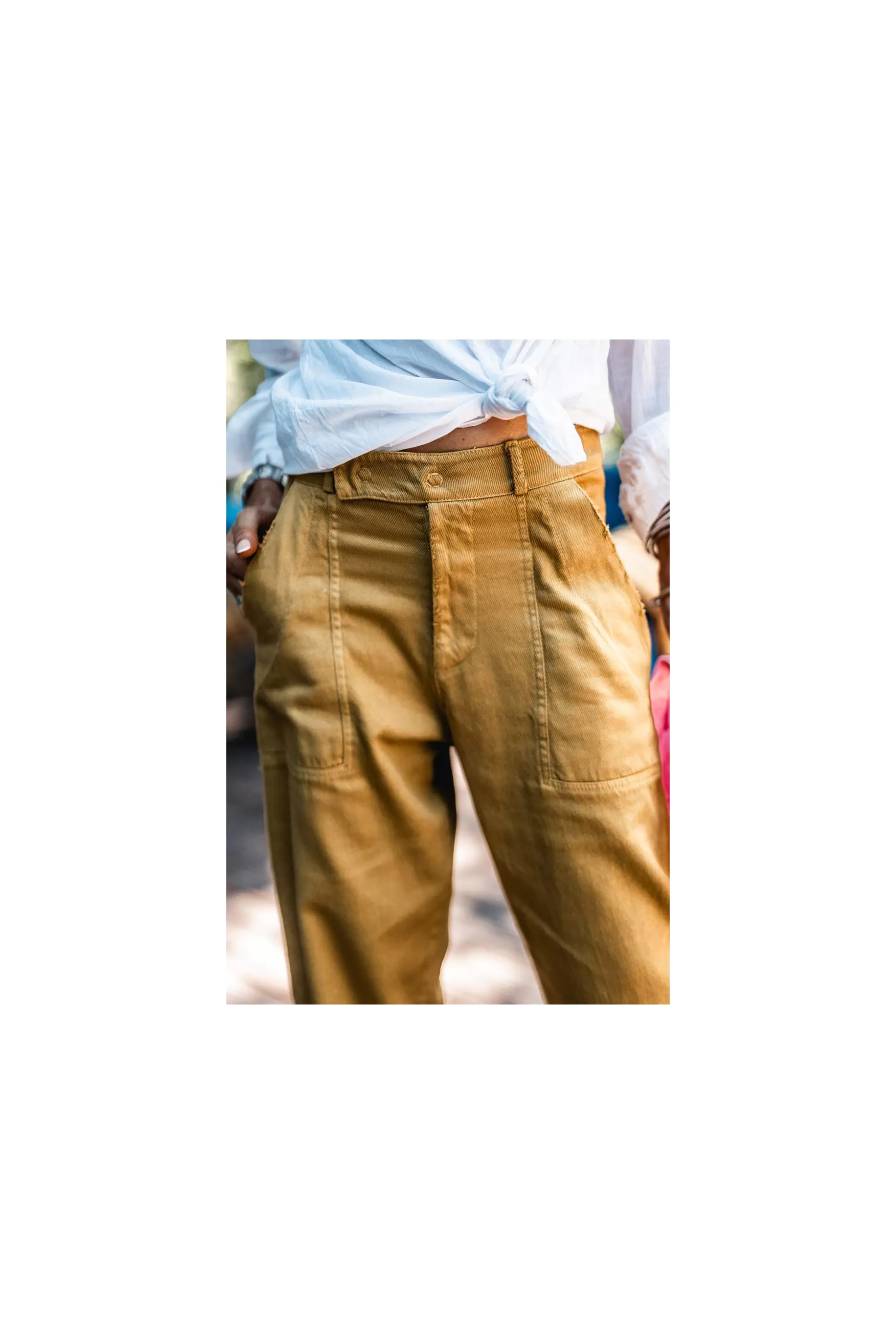 Store Pantalon Banditas Nila Moutarde Pantalons / Shorts