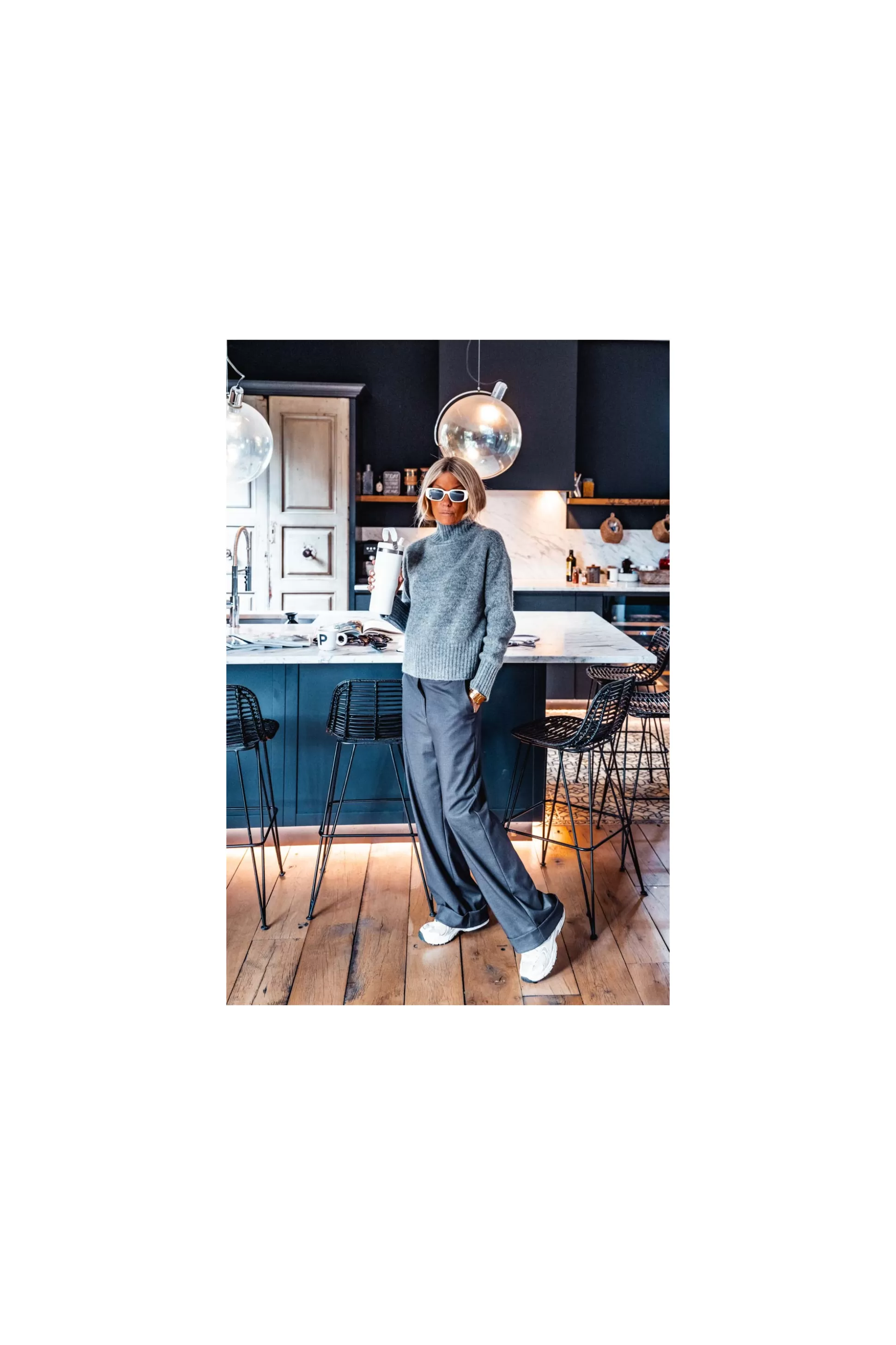 Discount Pantalon Banditas Perris Gris Pantalons / Shorts