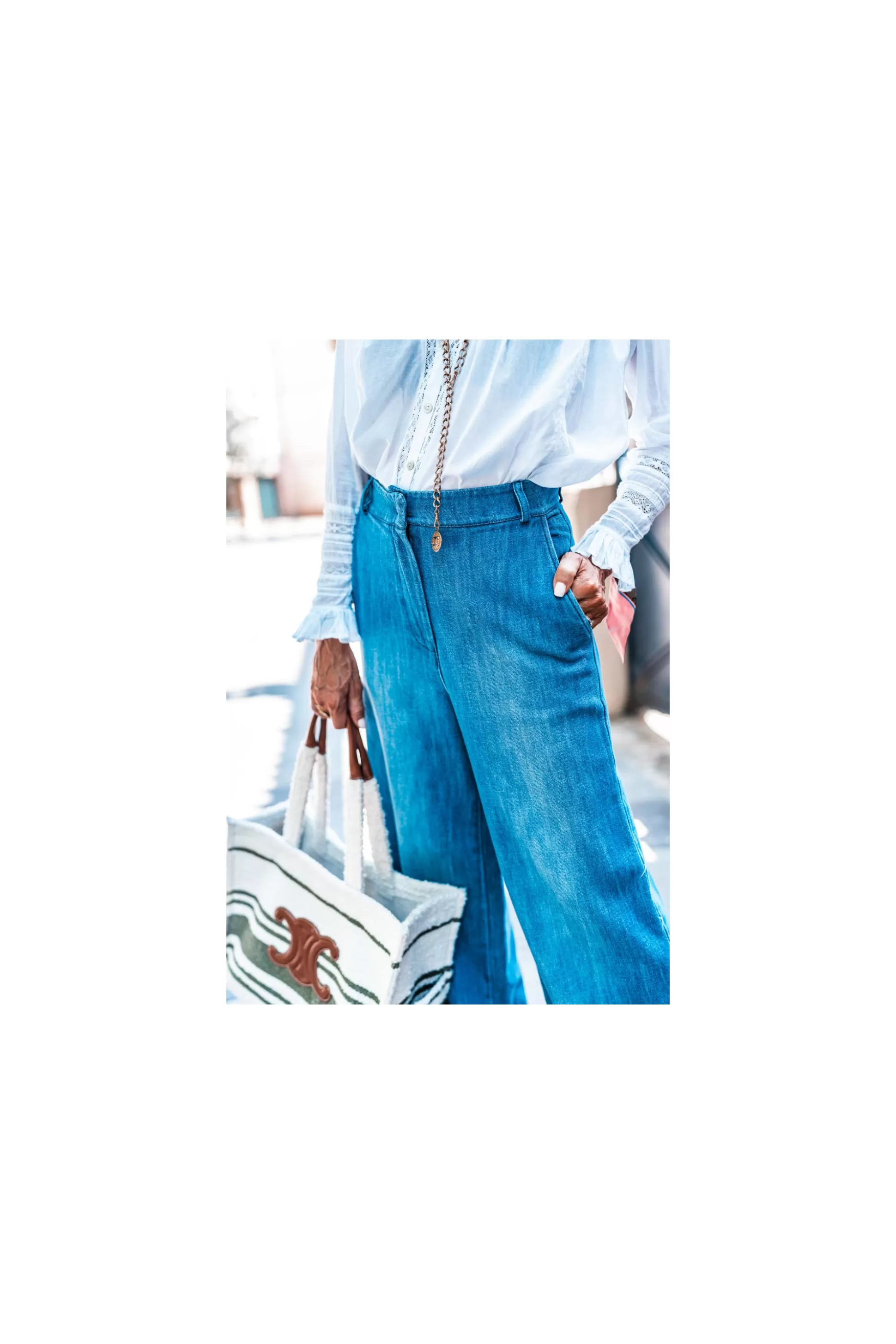 Online Pantalon Banditas Sandel Bleu Pantalons / Shorts