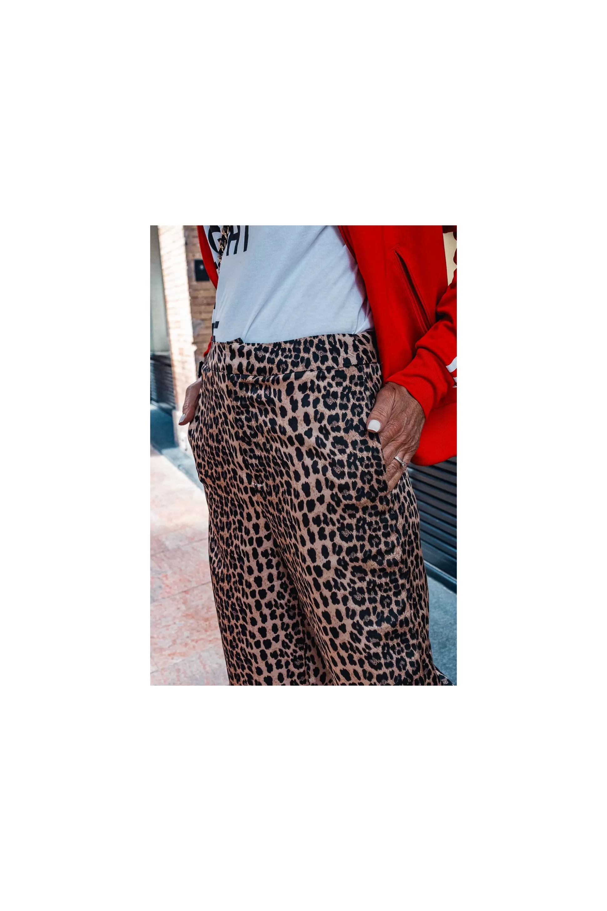 Clearance Pantalon Lidia Léopard Pantalons / Shorts