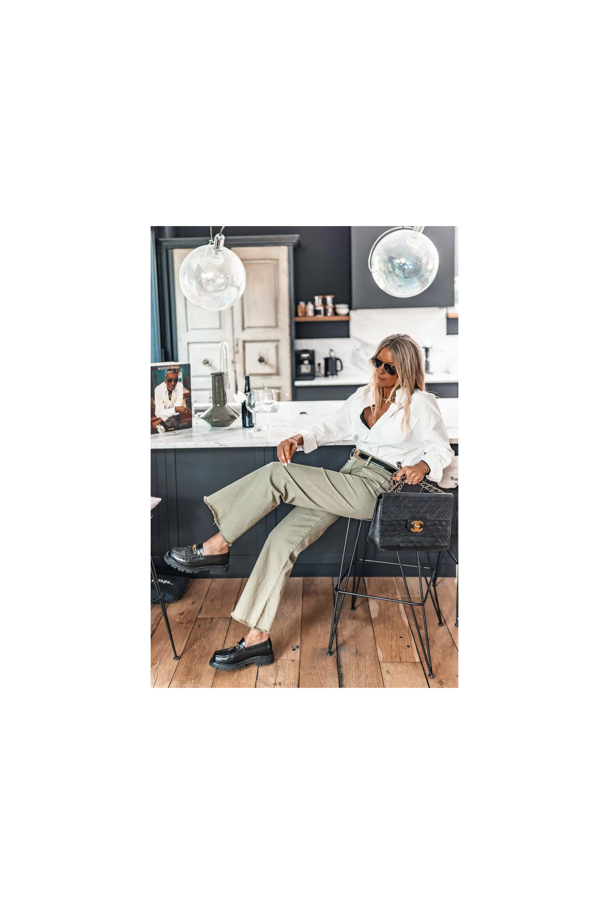 Hot Pantalon Maurine Kaki Pantalons / Shorts