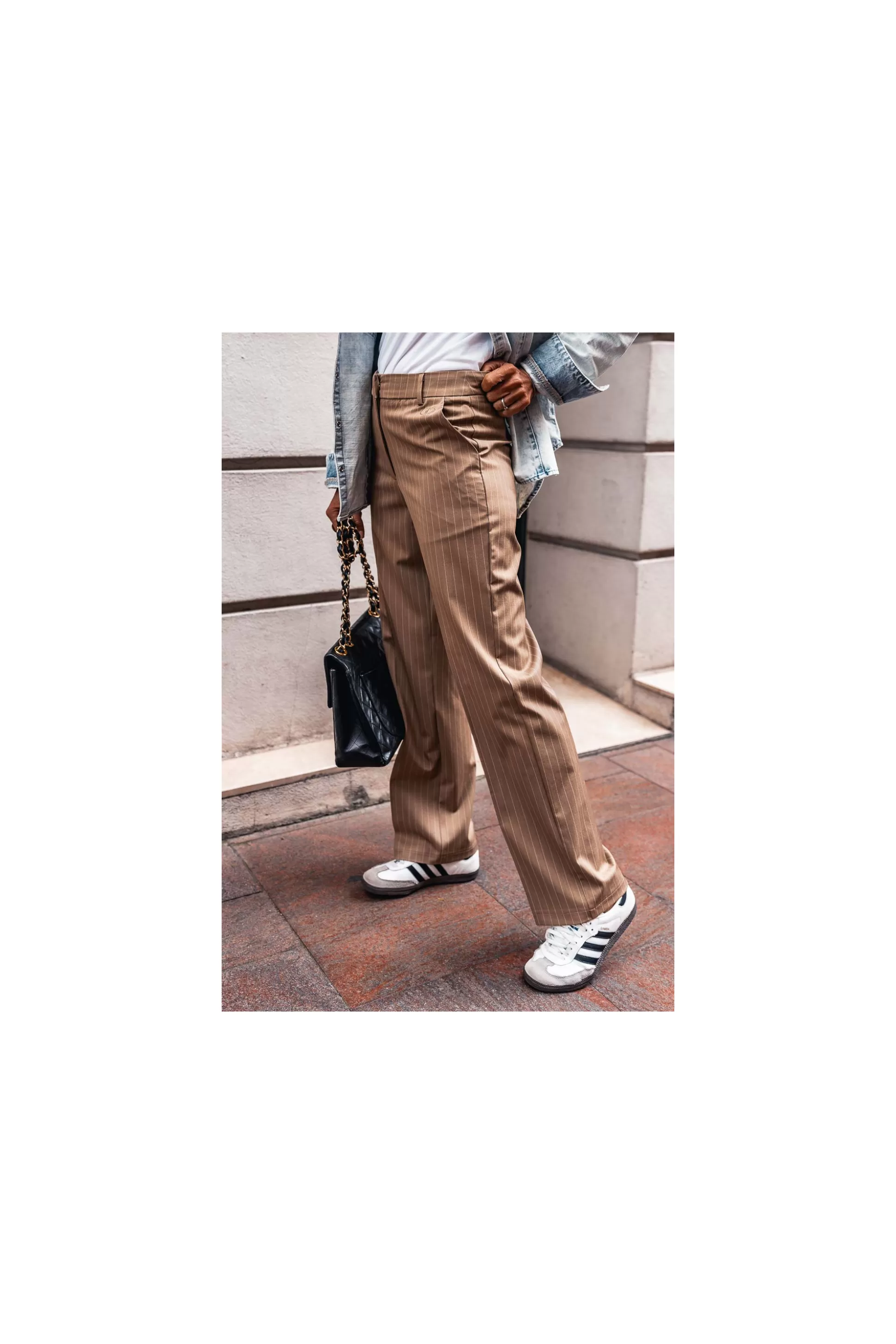 Discount Pantalon Norma Beige Pantalons / Shorts
