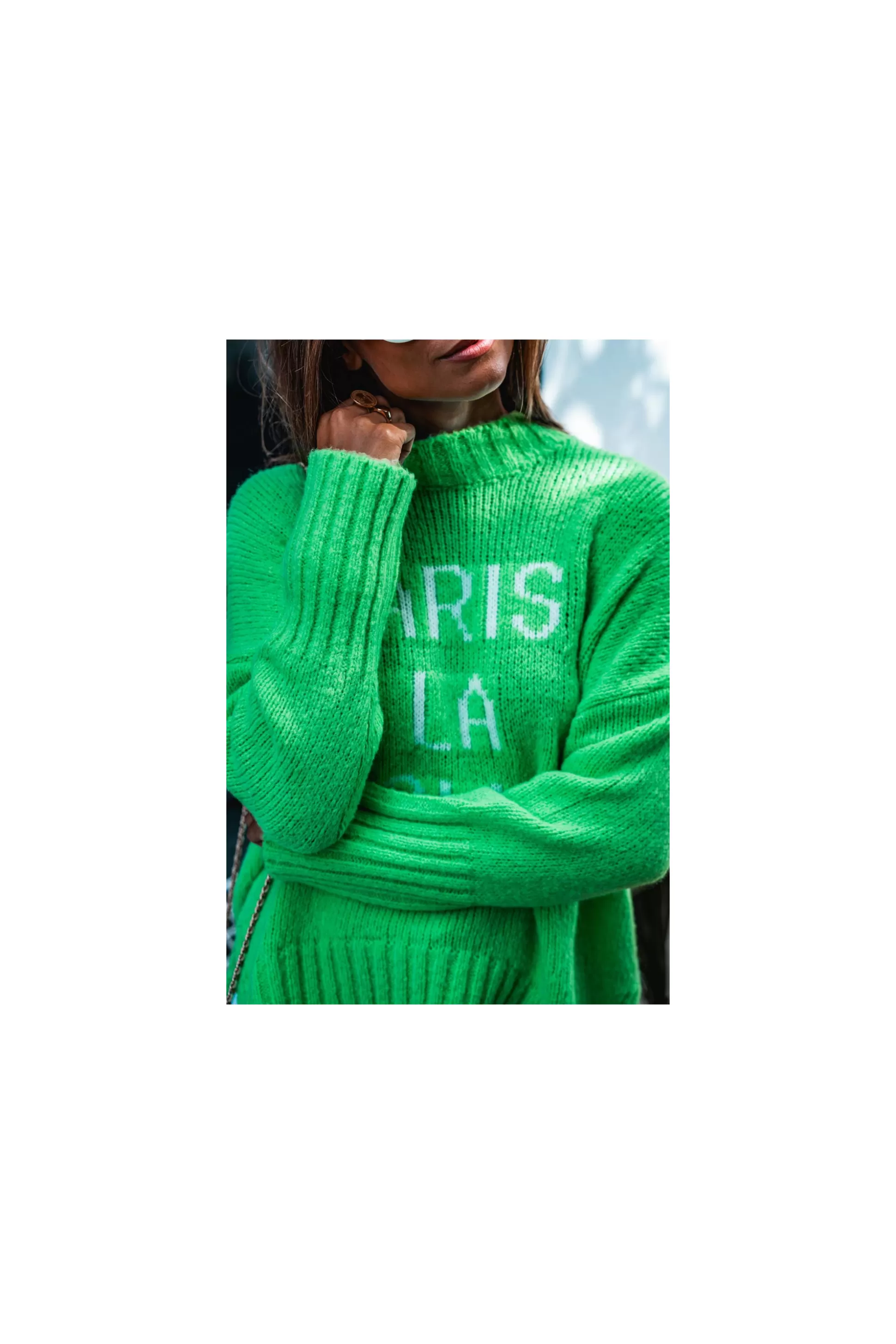 Hot Pull Alafolie Vert Fluo Pulls / Gilets