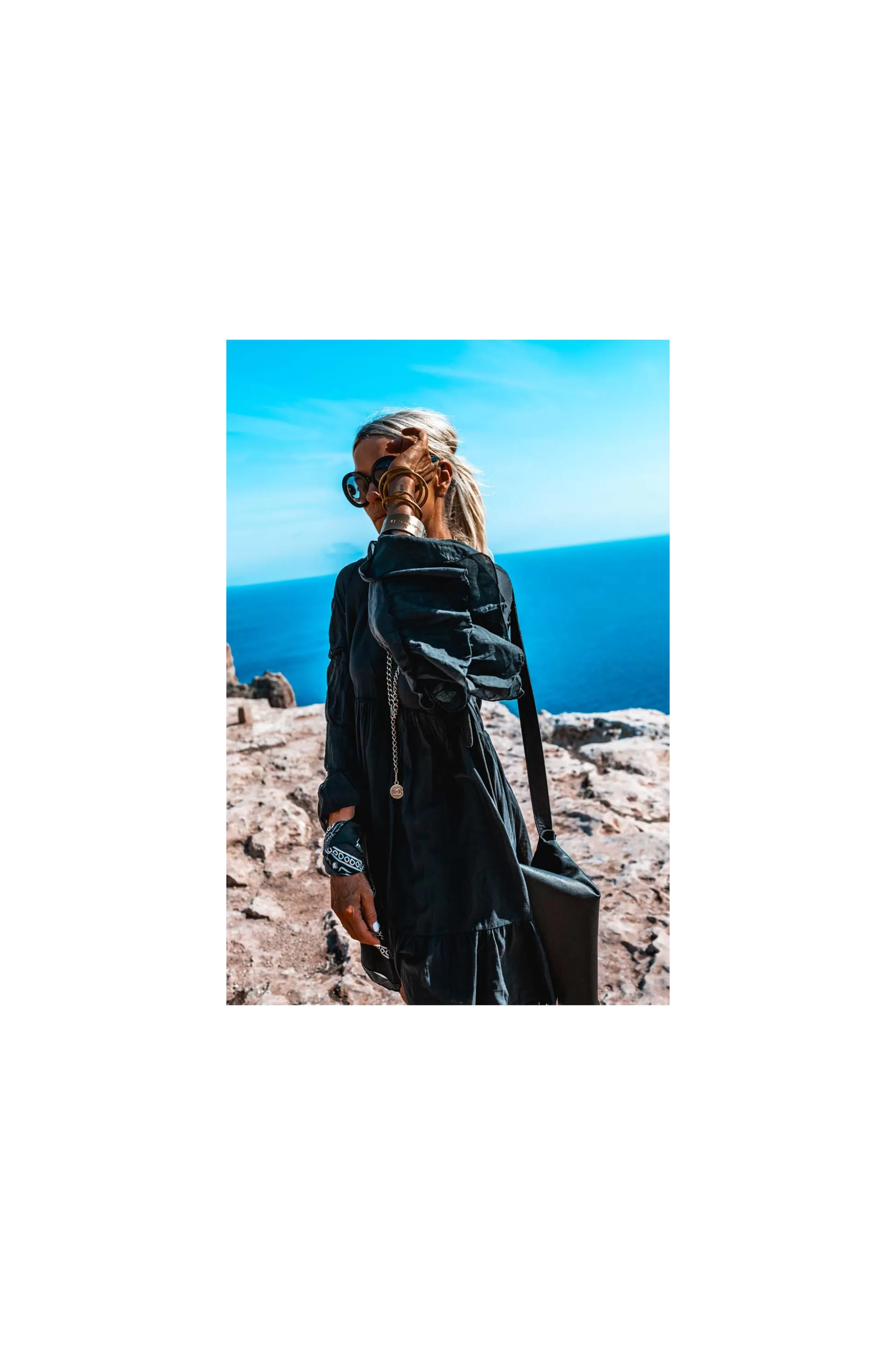 Sale Robe Banditas Janete Noir Robes / Jupes