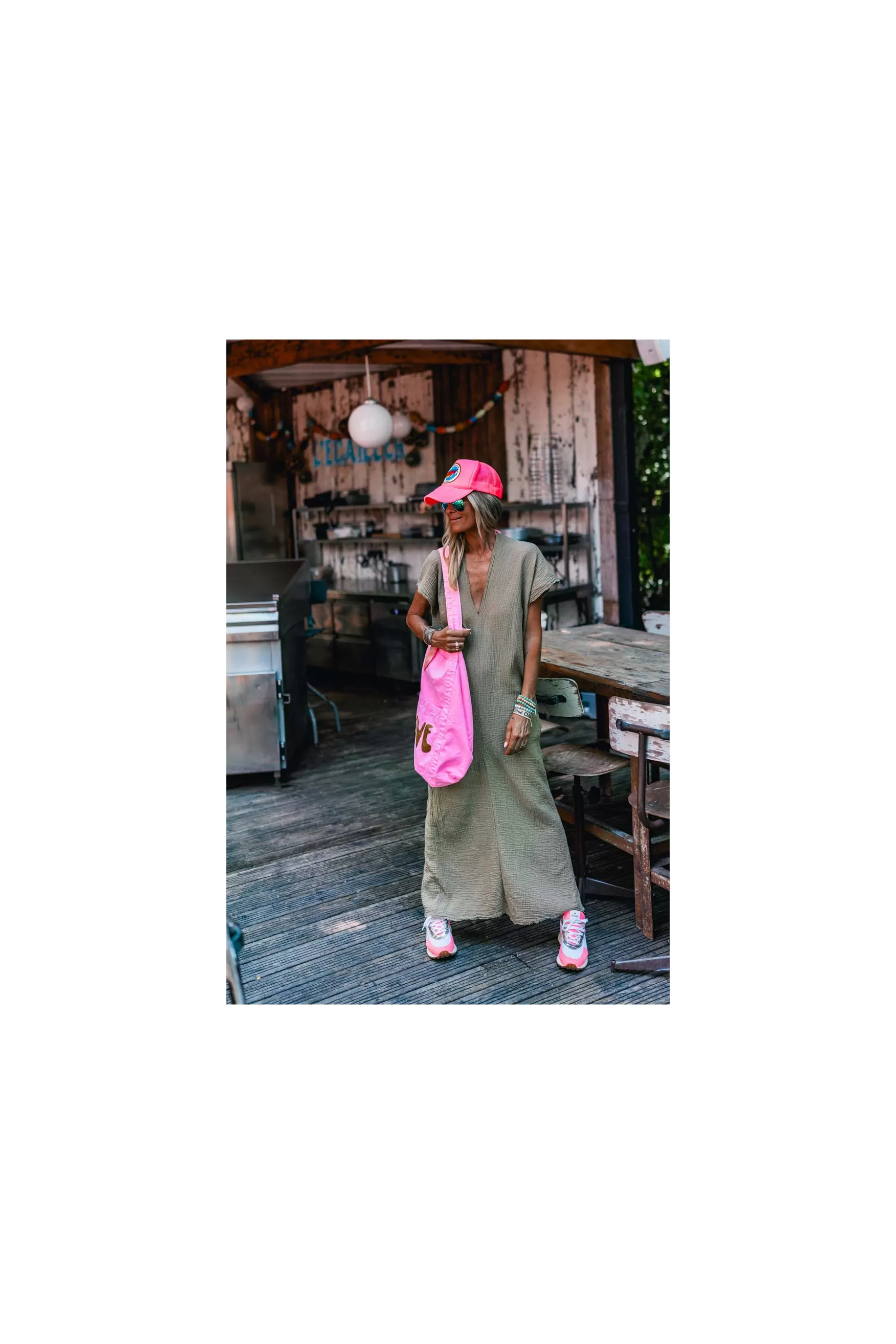 Shop Robe Alicia Kaki Robes / Jupes