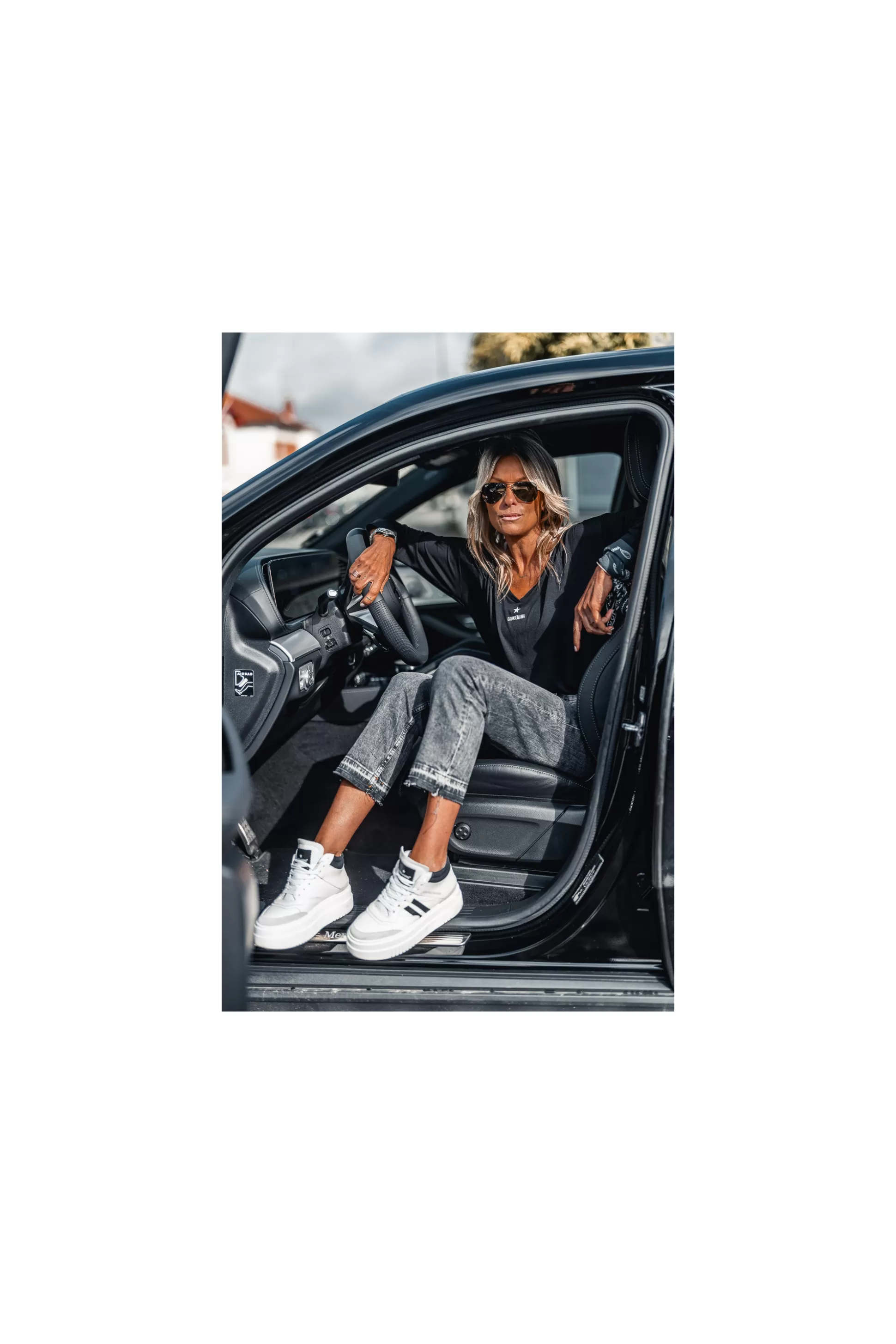 Fashion Sneakers Natti Blanc/noir Chaussures
