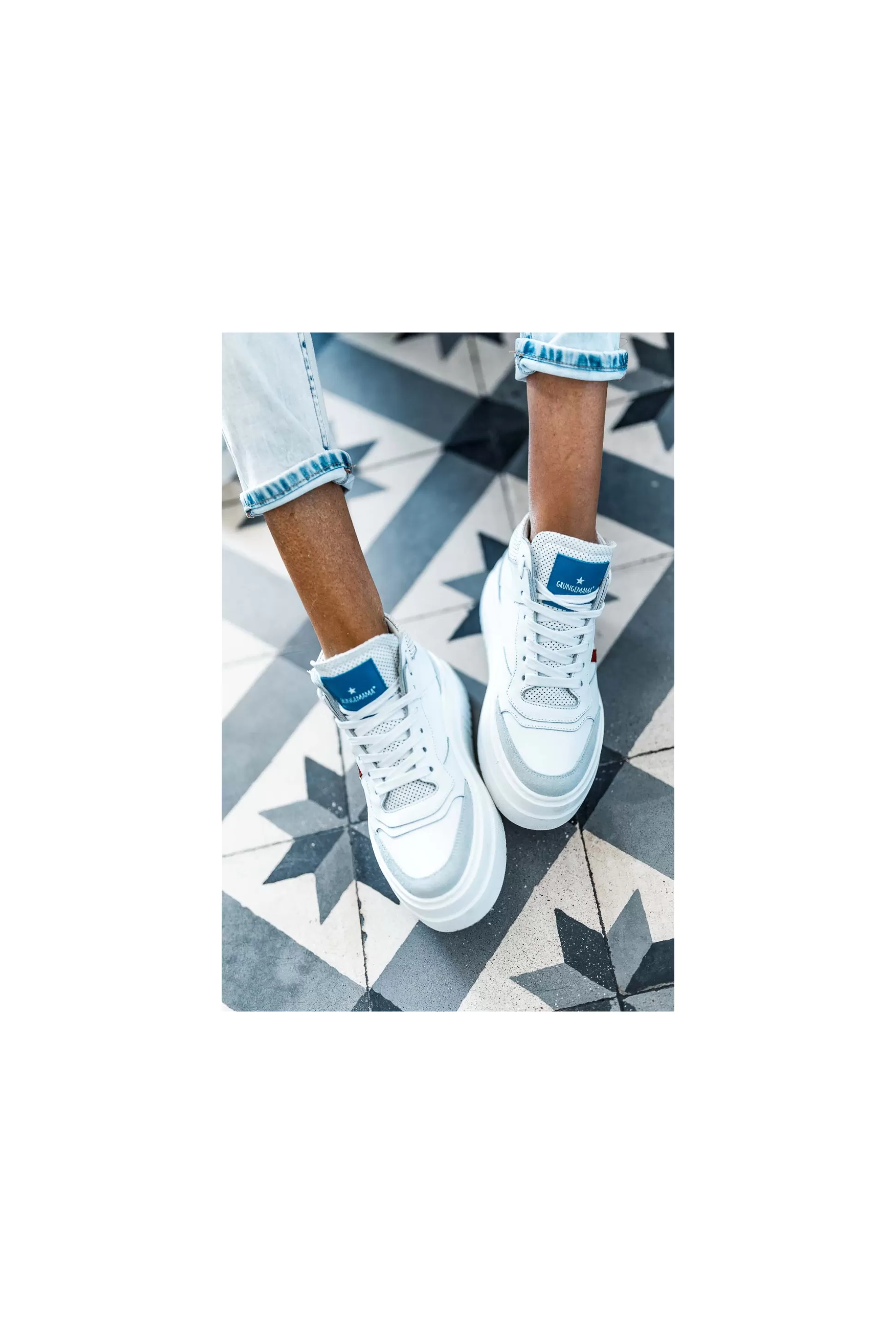 Flash Sale Sneakers Natti Bleu/rouge Chaussures