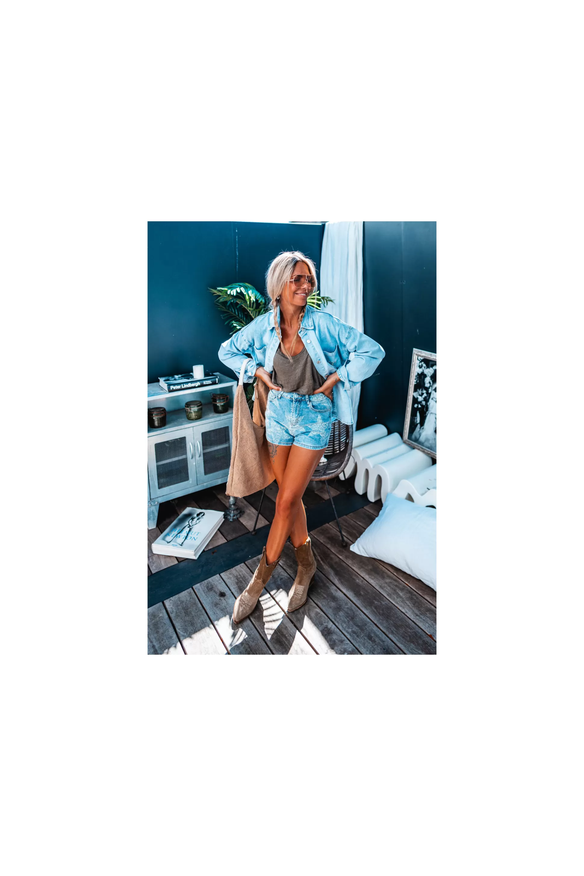 Best Sale Top Banditas Vedra Lin Bronze T-Shirts / Tops