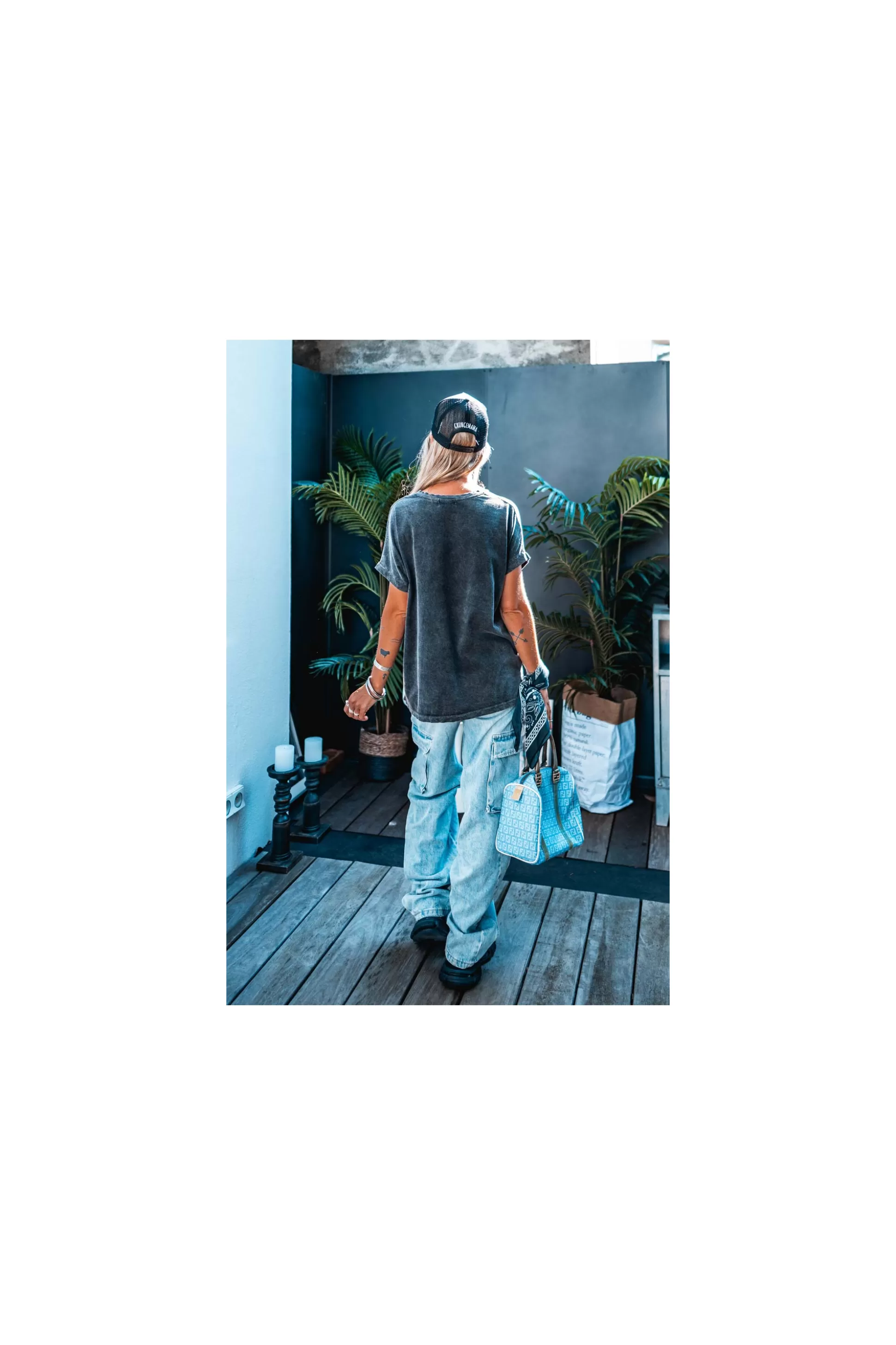 Outlet T-shirt New Tina Anthracite T-Shirts / Tops
