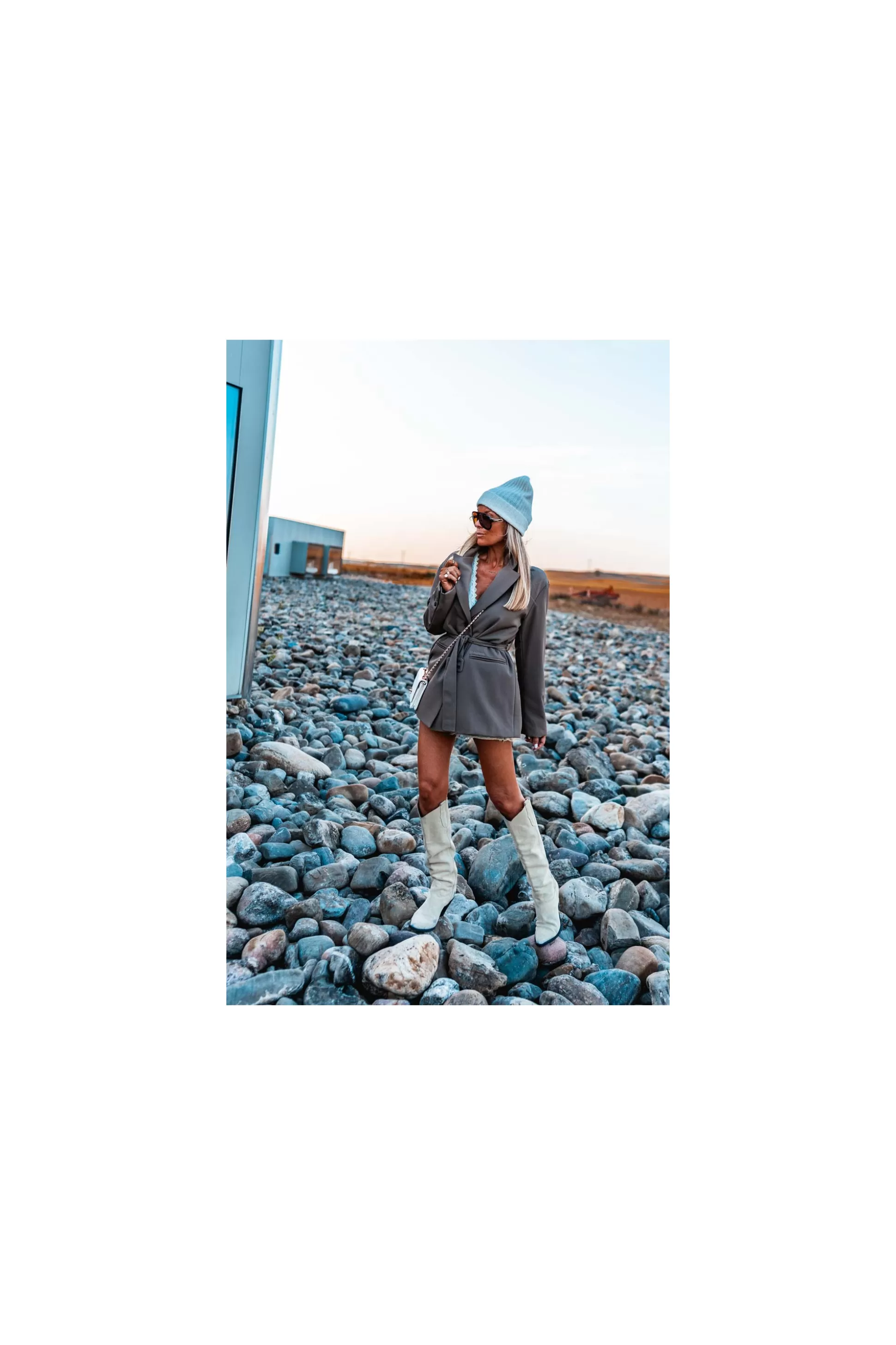 New Veste Andie Taupe Vestes / Manteaux