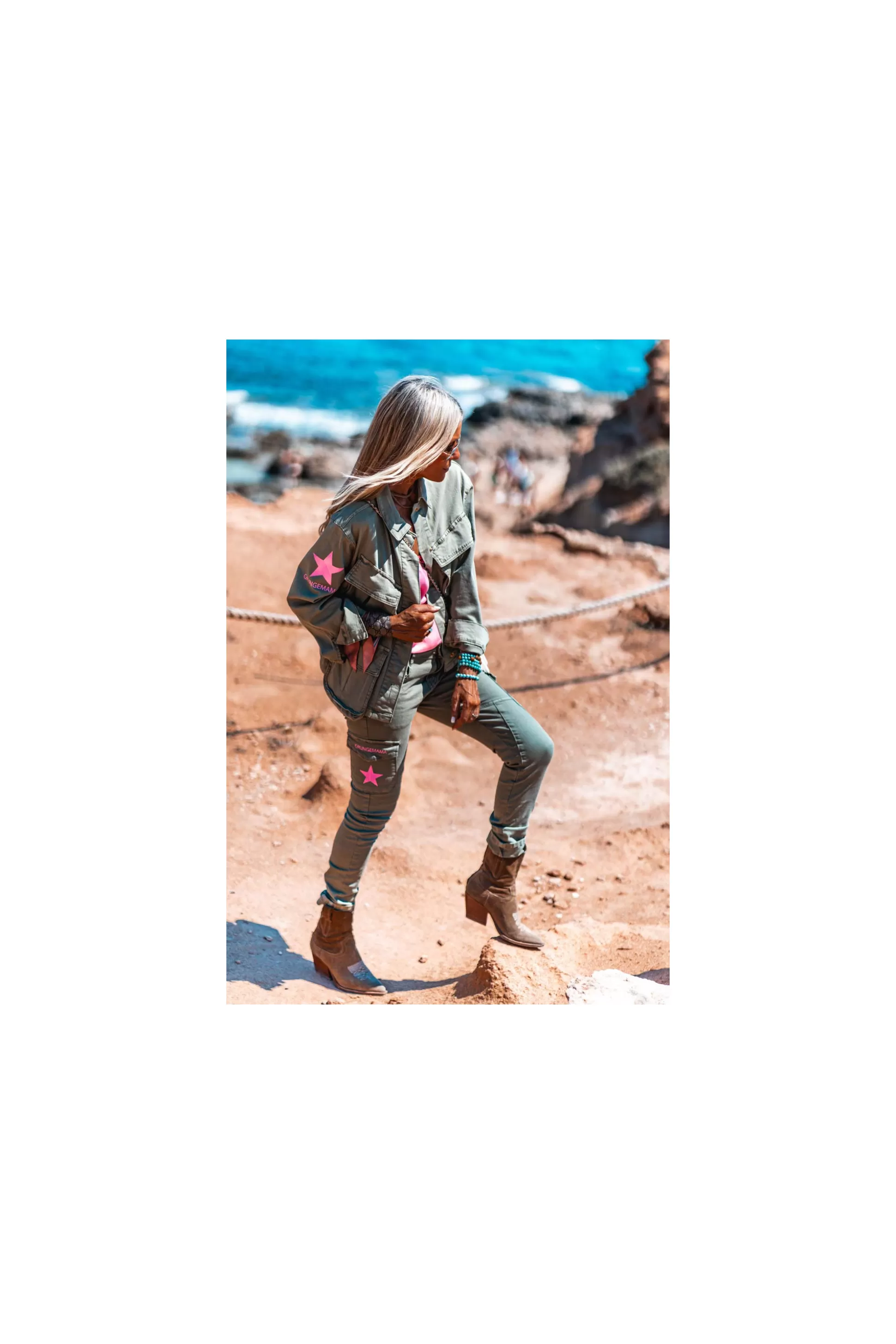 Best Sale Veste Tiana Kaki Vestes / Manteaux